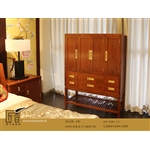 G0995诗意东方六抽四门柜